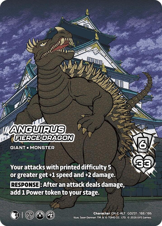 Reign of Kaiju: Anguirus, Fierce Dragon 188-186 (Alt Art)