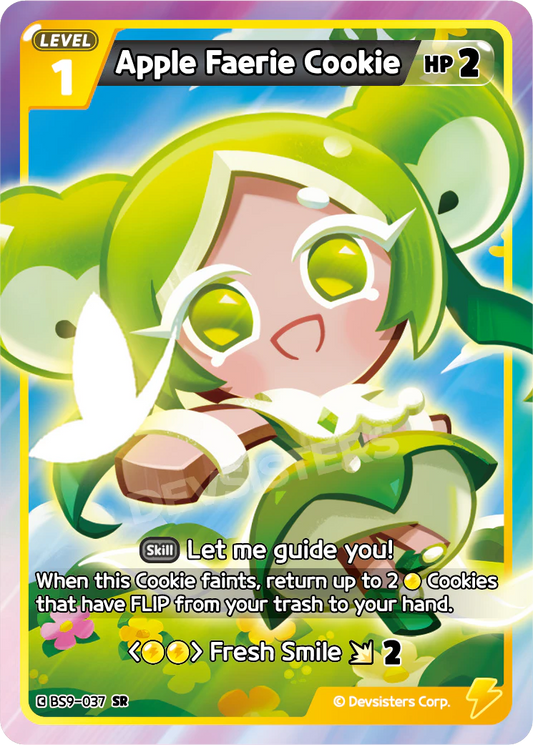 Apple Faerie Cookie BS9-037 SUPER RARE (YELLOW)