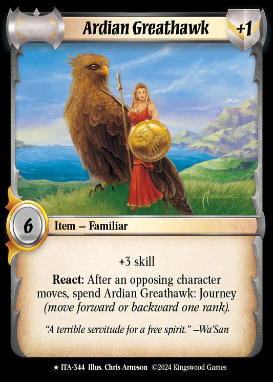 Ardian Greathawk ITA-344 Rare