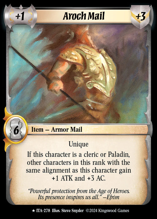 Aroch Mail ITA-278 Rare