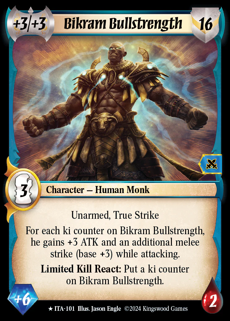 Bikram Bullstrength ITA-101 Rare Foil