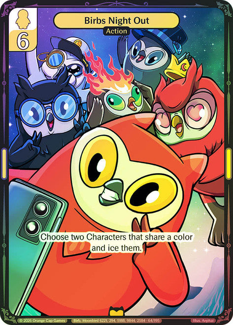 Birbs Night Out #064 Rare Foil