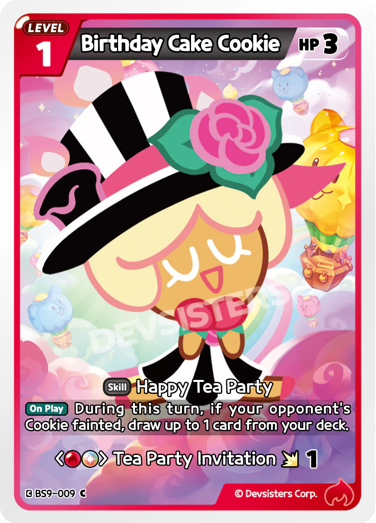 Birthday Cake Cookie BS9-009 COMMON