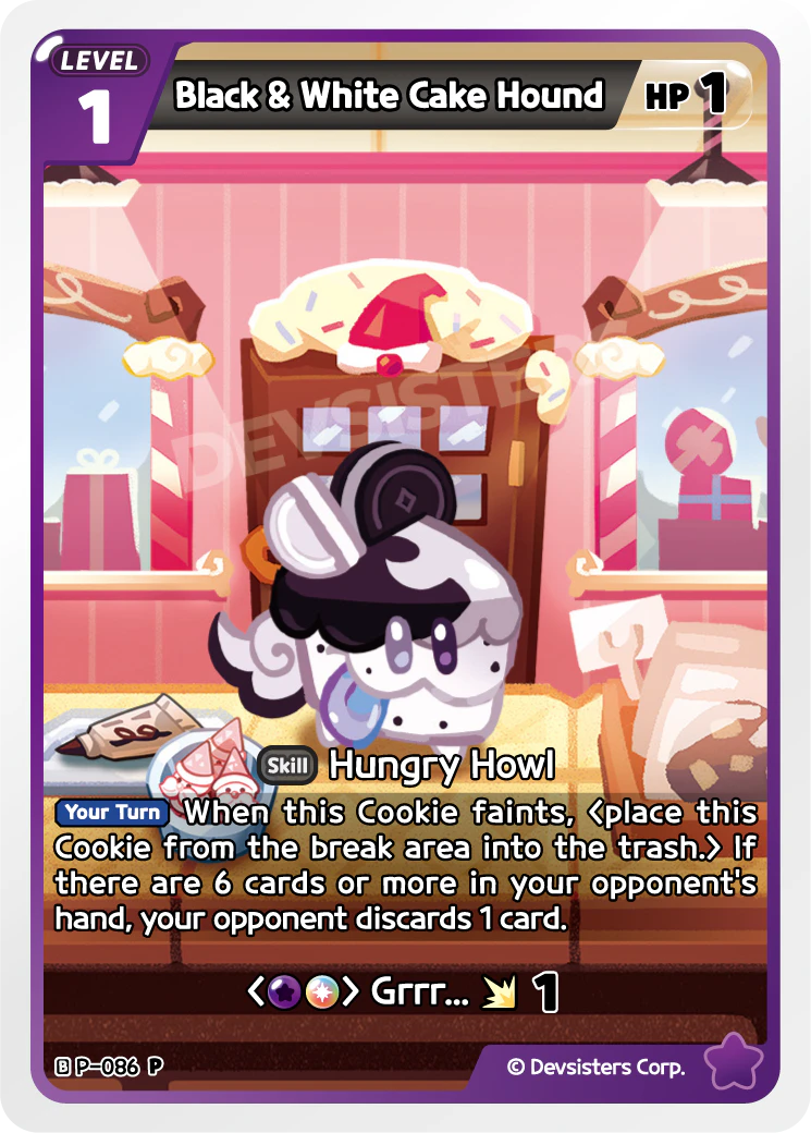 Black & White Cake Hound P-086 PROMO (PURPLE MIX)