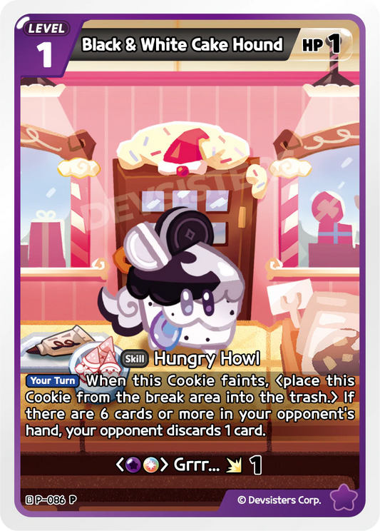 Black & White Cake Hound P-086 PROMO (PURPLE MIX)
