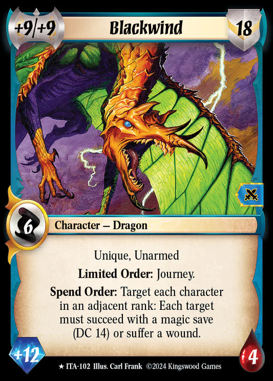 Blackwind ITA-102 Rare