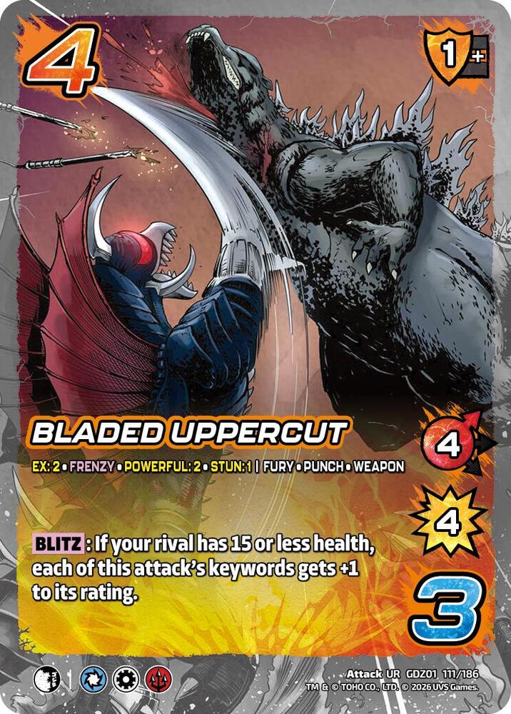 Bladed Uppercut GDZ01 111-186 Ultra Rare