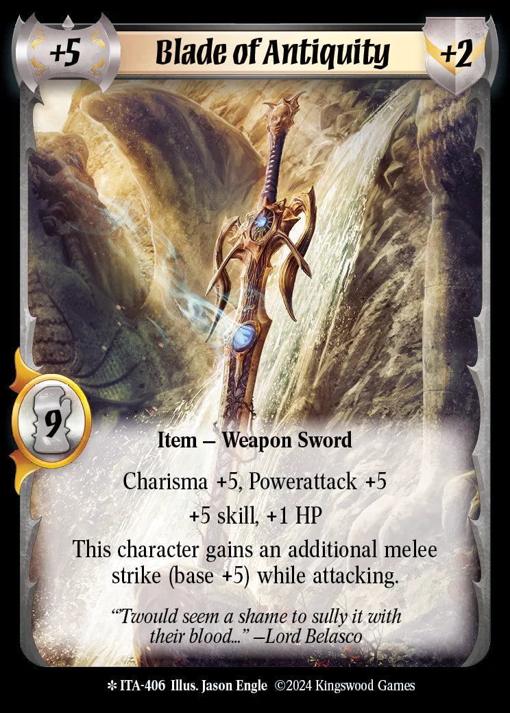 Blade of Antiquity ITA-406 Extended Art