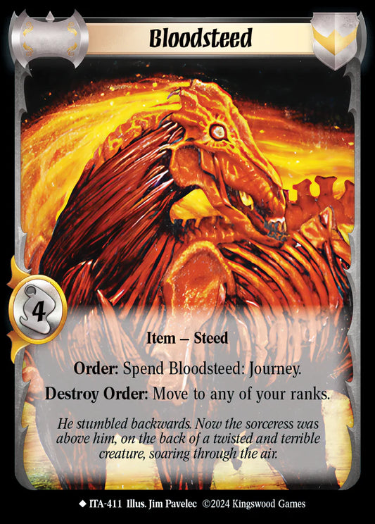 Bloodsteed ITA-411 (Extended Art) Foil