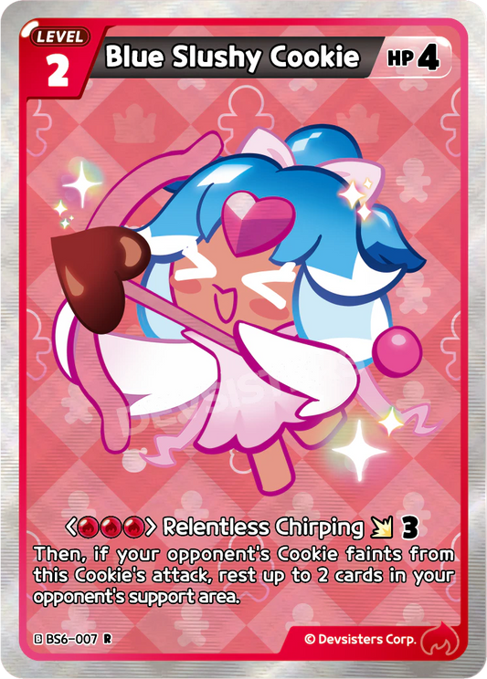 Blue Slushy Cookie BS6_007 Red Rare