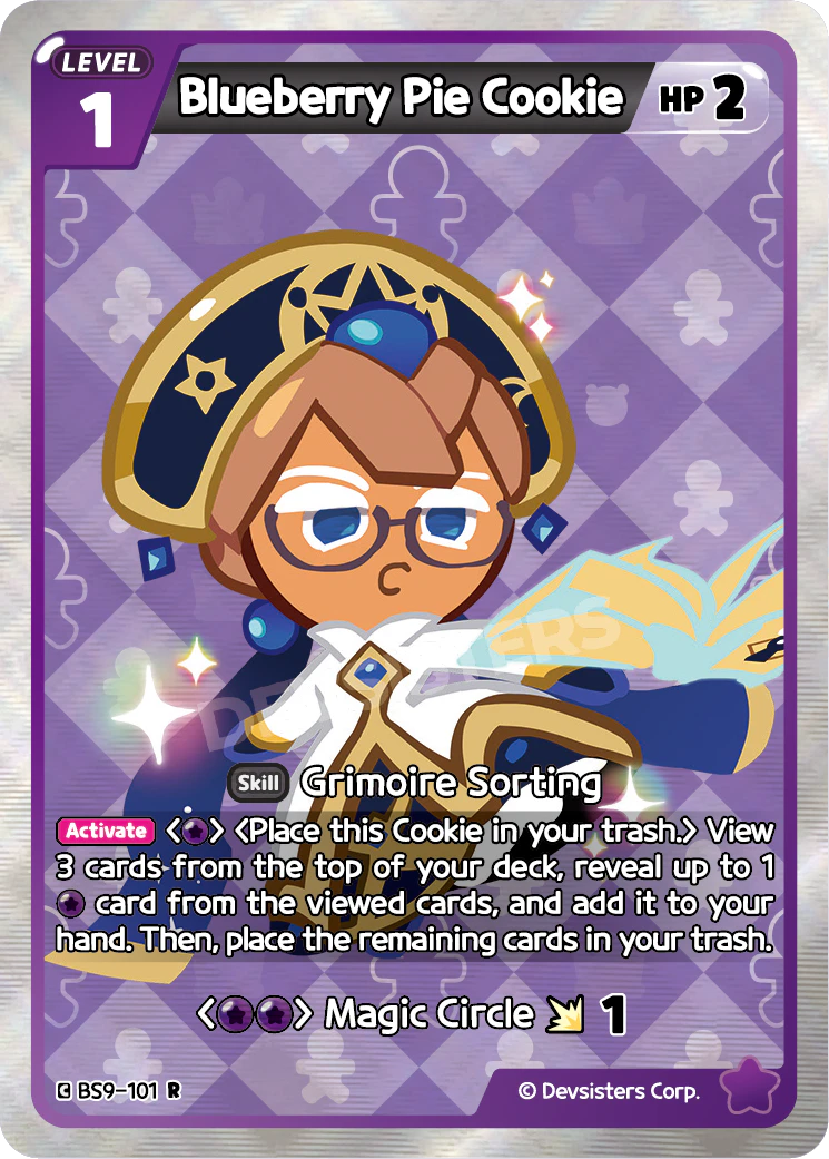 Blueberry Pie Cookie BS9-101 RARE