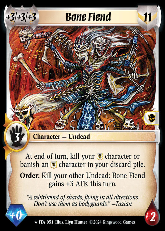 Bone Fiend ITA-051 Rare