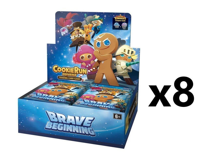 CookieRun TCG: Brave Beginning Booster Box Sealed Case (8 Boxes)
