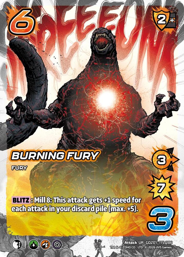 Burning Fury GDZ01 115-186 Ultra Rare