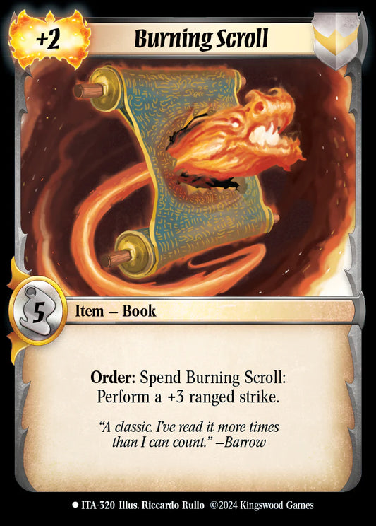 Burning Scroll ITA-320 Foil