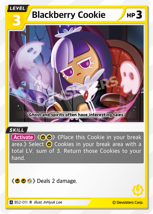 Blackberry Cookie BS2-011 Rare