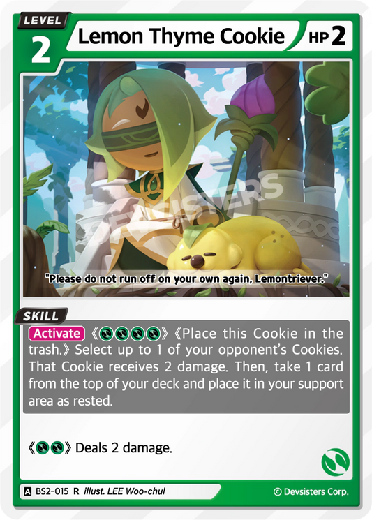 Lemon Thyme Cookie BS2-015 Rare