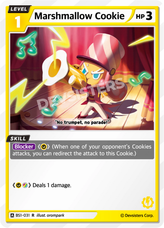 Marshmallow cookie BS1-031 Rare