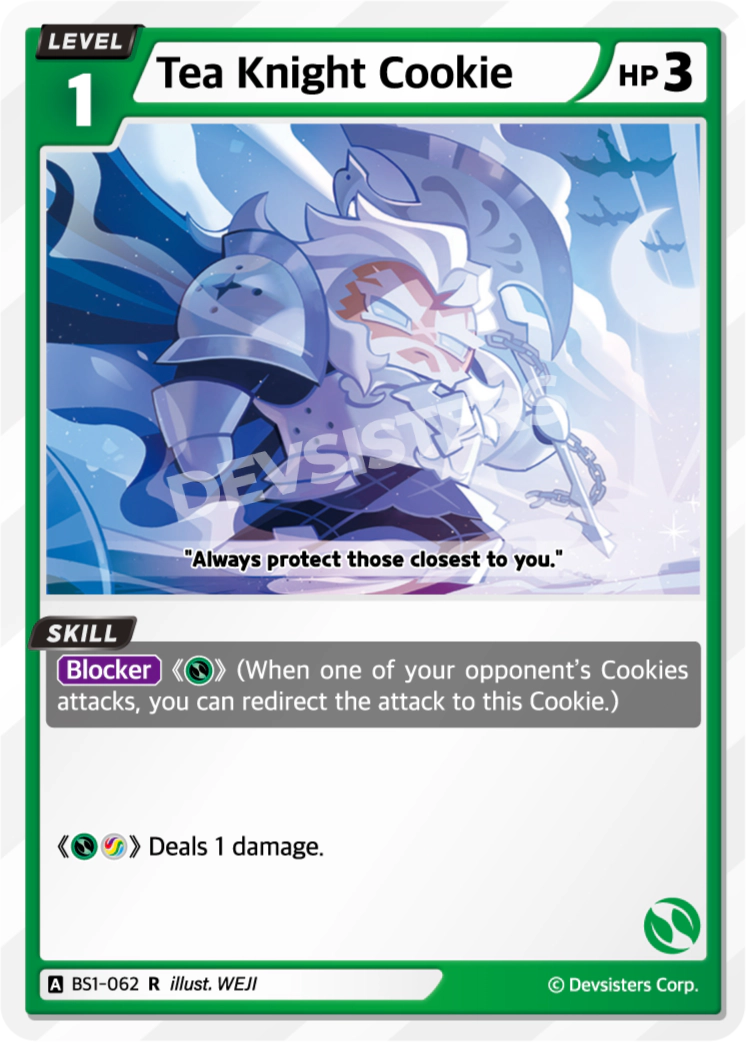 Tea knight Cookie BS1-062 Rare