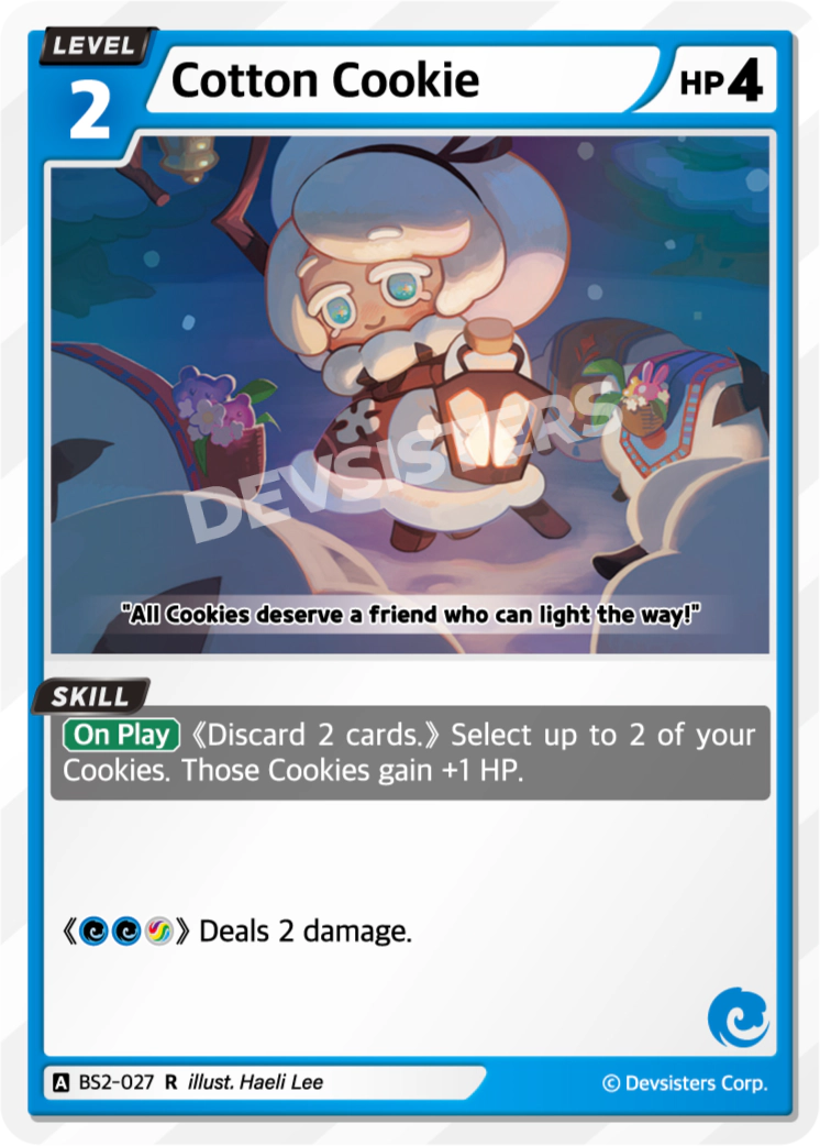 Cotton Cookie BS2-027 Rare