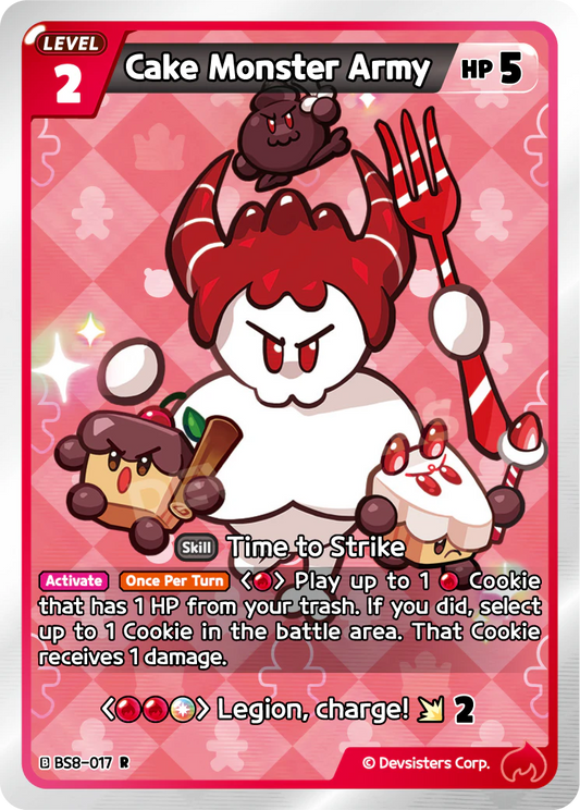 Cake Monster Army BS8-017 RARE