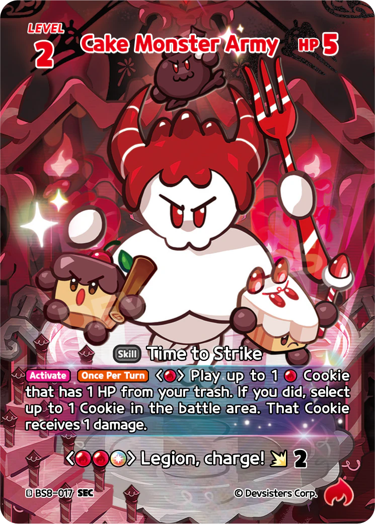 Cake Monster Army BS8-017 SEC