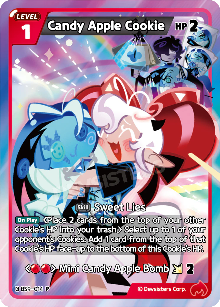 Candy Apple Cookie BS9-014 PROMO (RED)