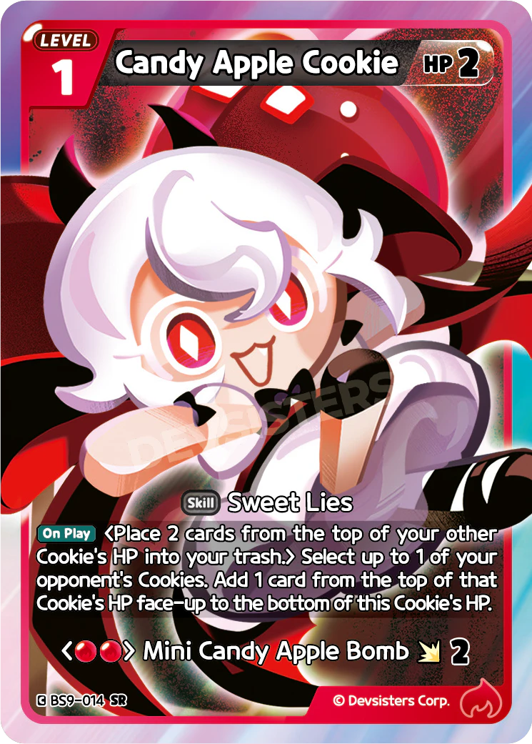 Candy Apple Cookie BS9-014 SUPER RARE (RED)