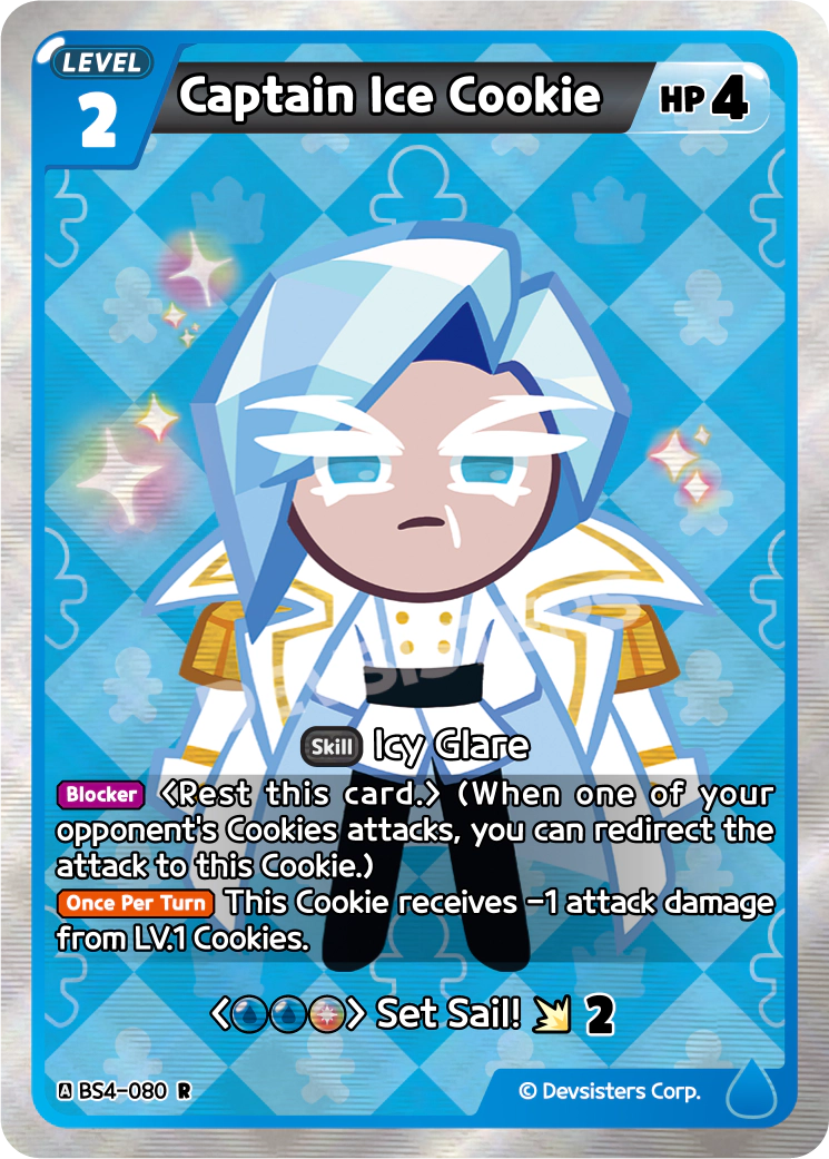 Captain Ice Cookie BS4-080 RARE