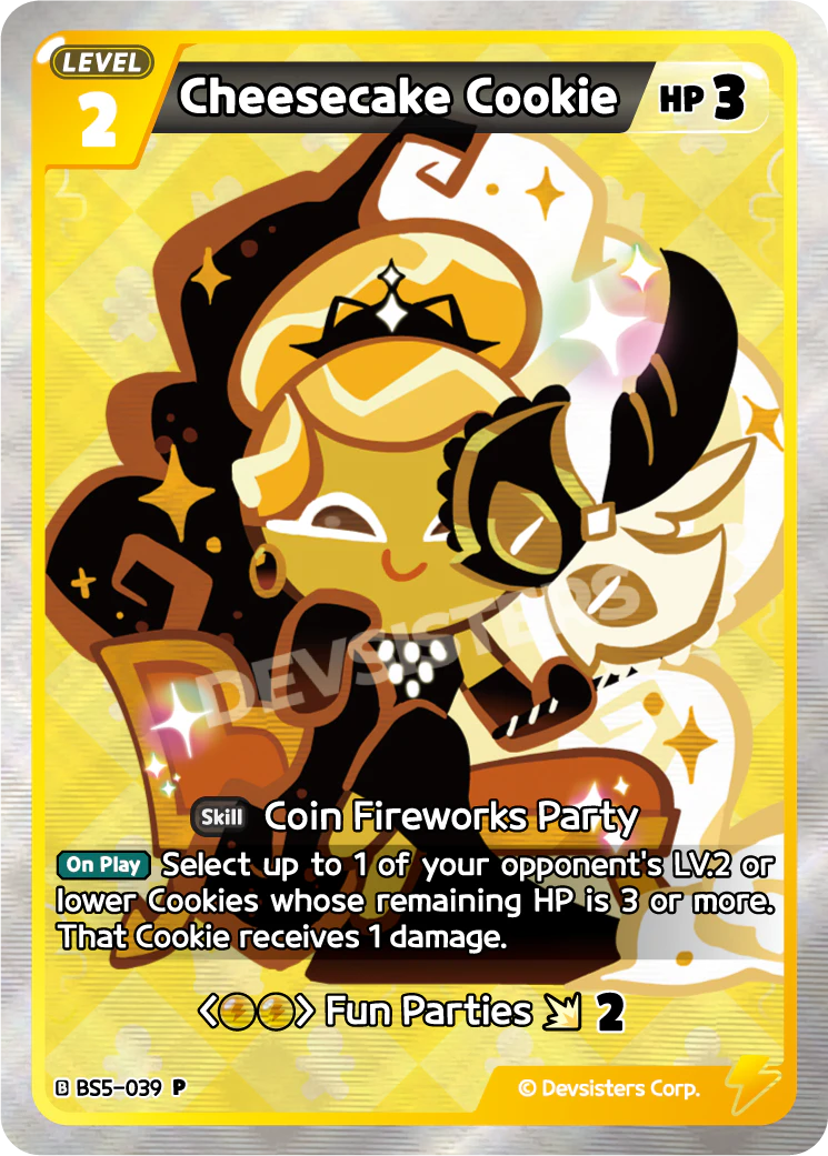Cheesecake Cookie BS5_039 Yellow Promo