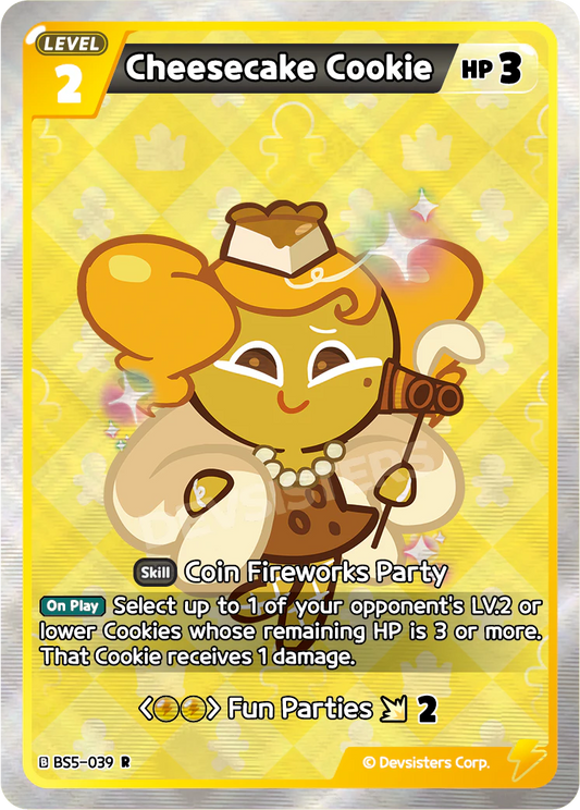 Cheesecake Cookie BS5_039 Yellow Rare