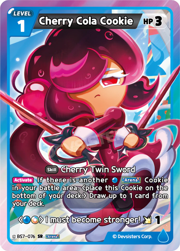 Cherry Cola Cookie BS7_076 Blue Mix SR