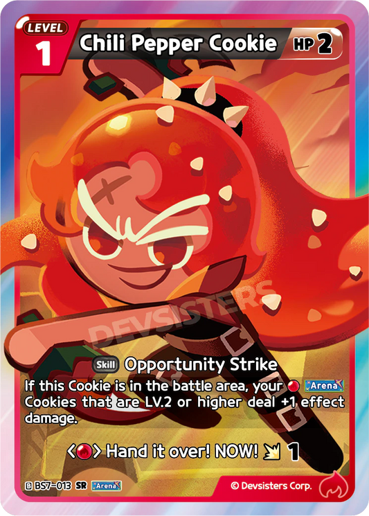 Chili Pepper Cookie BS7_013 Red SR