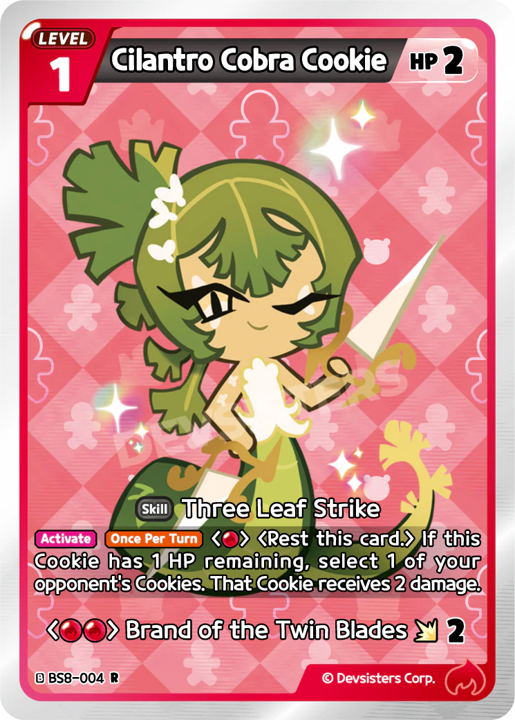 Cilantro Cobra Cookie BS8-004 RARE