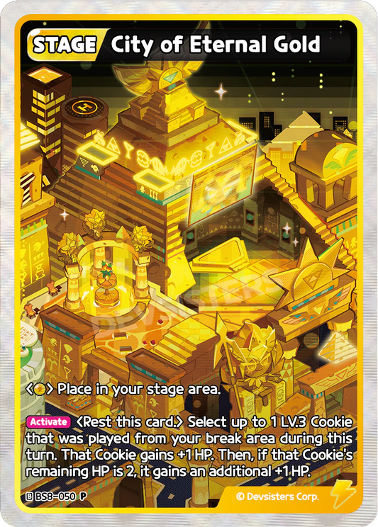 City of Eternal Gold BS8-050 PROMO (YELLOW)