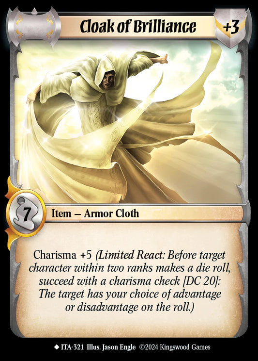 Cloak of Brilliance ITA-321