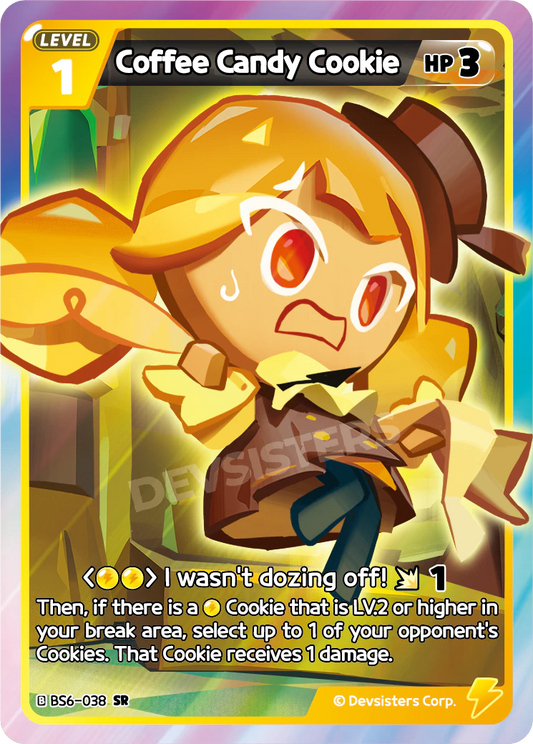 Coffee Candy Cookie BS6_038 Yellow SR