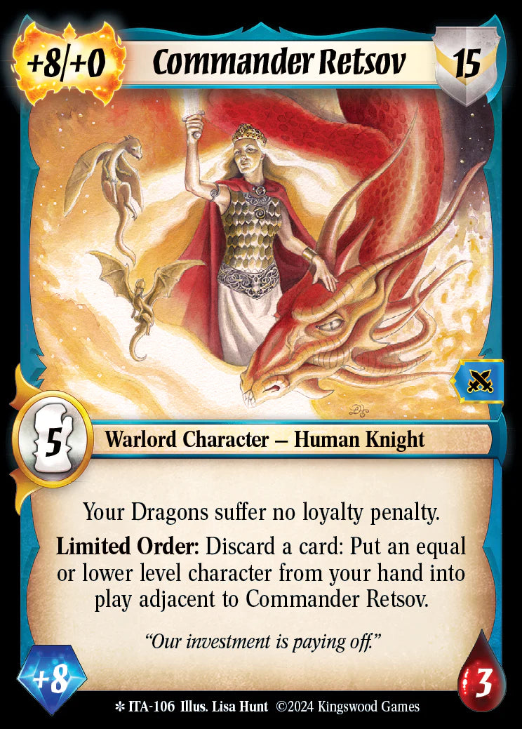 Commander Retsov ITA-106 Legendary Foil