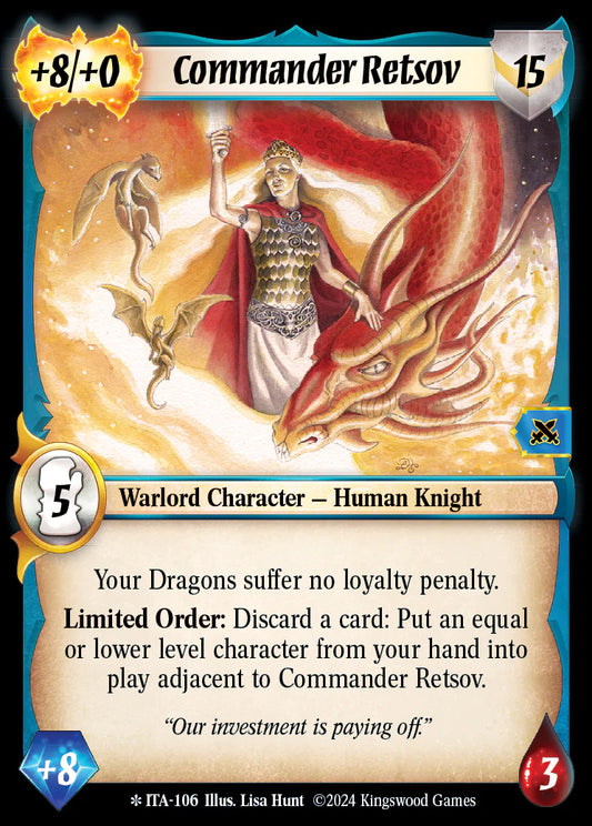 Commander Retsov ITA-106 Legendary Foil