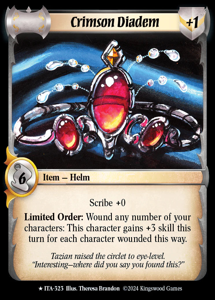 Crimson Diadem ITA-323 Rare