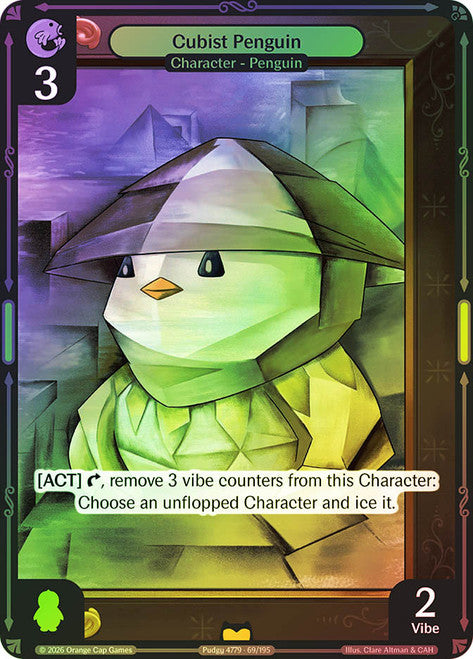 Cubist Penguin #069 Rare Foil