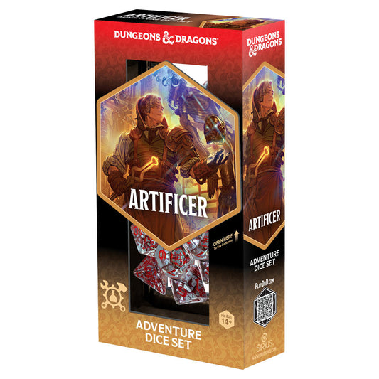 Dungeons and Dragons Wizard Artificer Adventure Dice Set