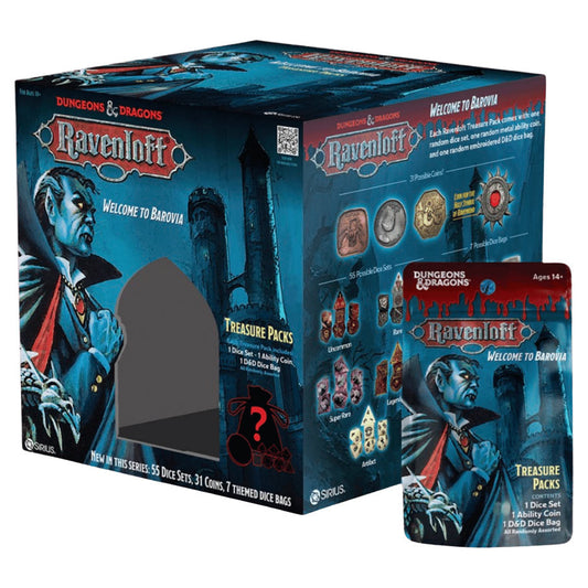 D&D Castle Ravenloft Treasure Packs PDQ (25) (Sealed Case)