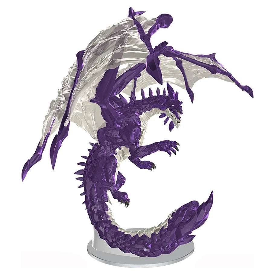 D&D Icons of the Realms Adult Amethyst Dragon Boxed Miniature