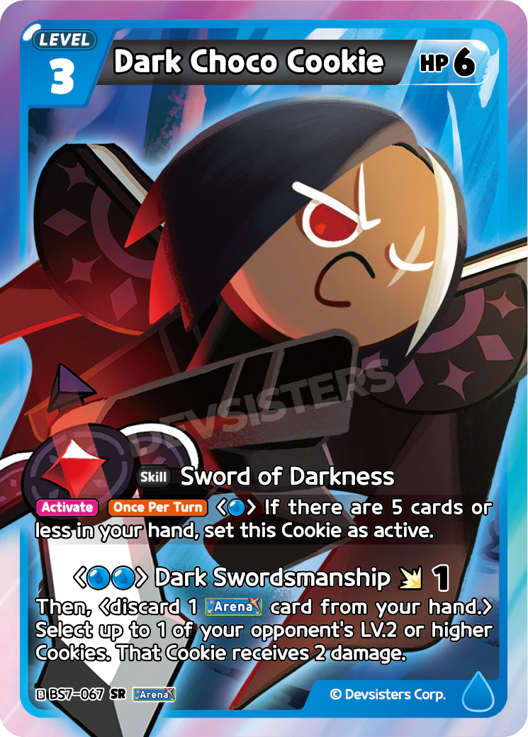 Dark Choco Cookie BS7_067 Blue SR