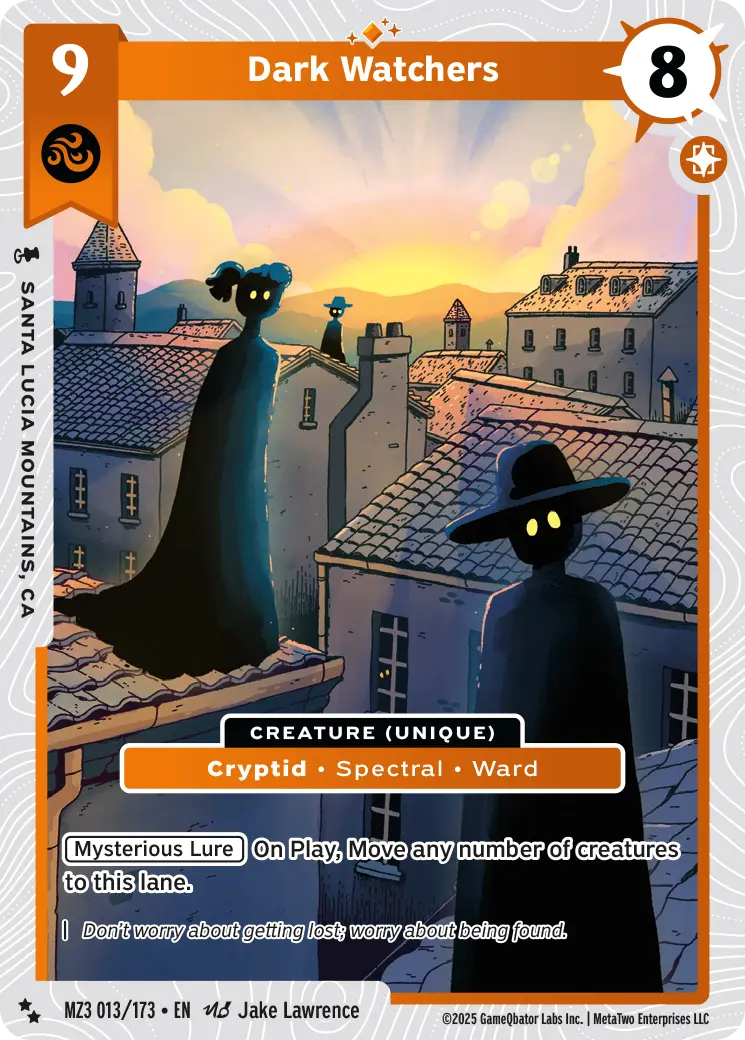 Dark Watchers MZ3_013 Super Rare