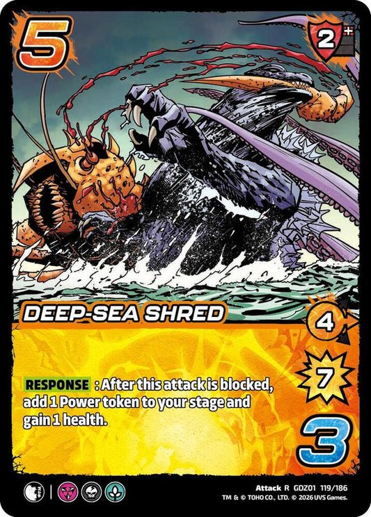 Reign of Kaiju: Deep-Sea Shred GDZ01 119-186 Rare