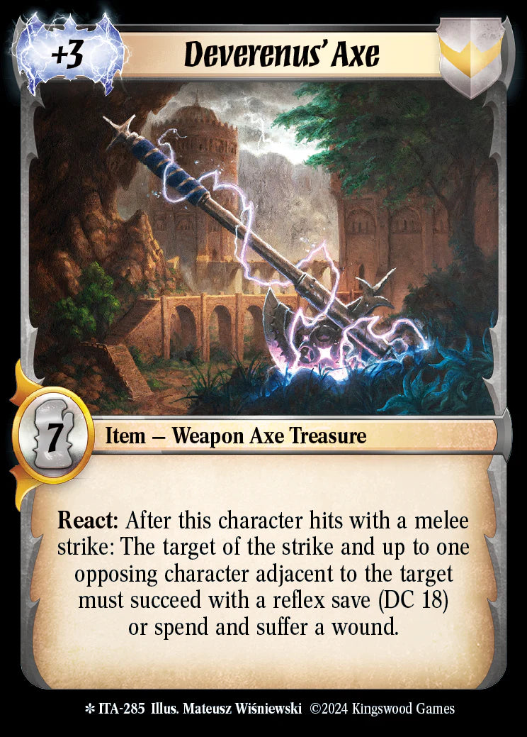 Deverenus' Axe ITA-285 Legendary