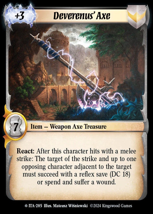 Deverenus' Axe ITA-285 Legendary