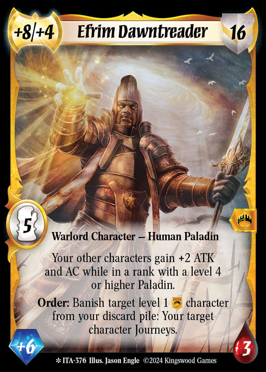 Efrim Dawntreader ITA-376 Extended Art Legendary